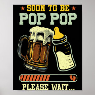 Snart Blivande P P Est 2025 Graviditetsannonsering Poster