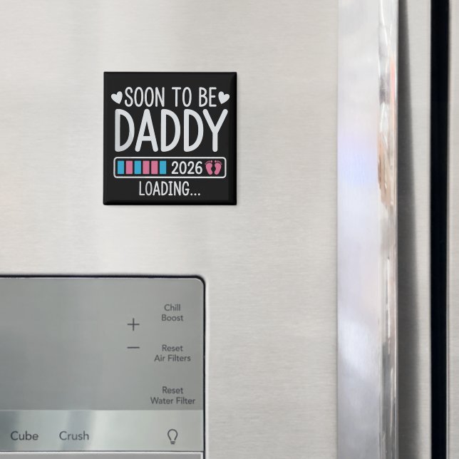 Snart blivande pappa 2026 Graviditetsannonsering p Magnet (In Situ (Fridge))
