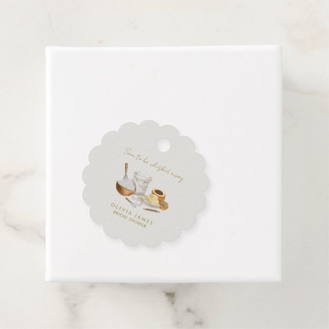 Snart bortförd bröllopsfest gåvor etiketter (På plats)