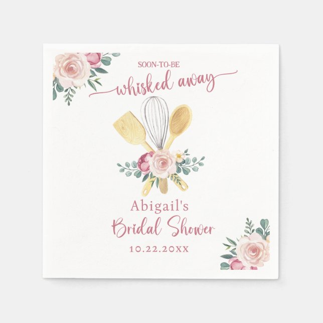 SNART BORTFÖRD BRYLLUPSFEST PAPPERSSERVETT (Framsidan)