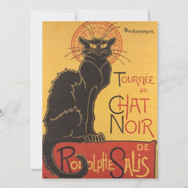 Snart, den svarta katten av Rodolphe Salis (Framsida)