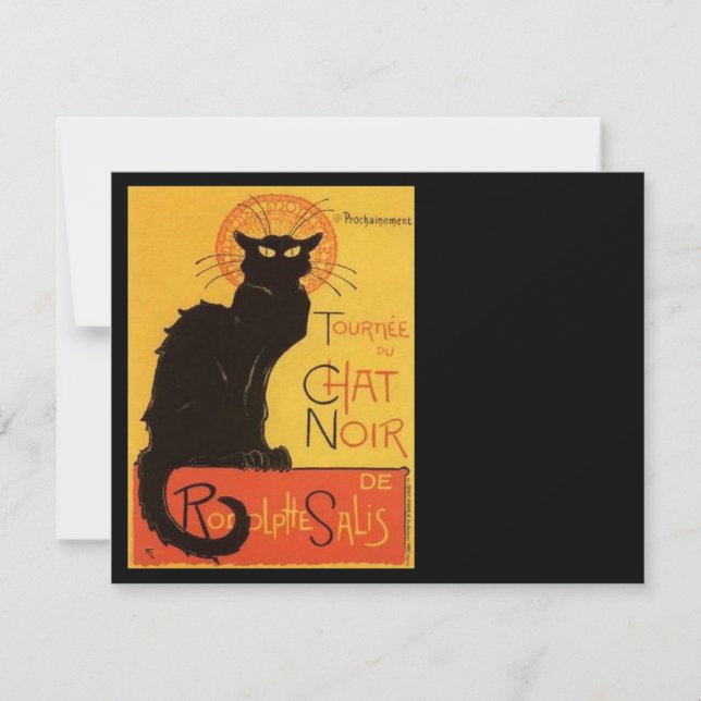 Snart, den svarta katten av Rodolphe Salis (Framsida)