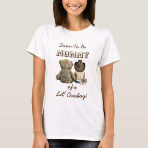 Snart för att bli Mamma till Lil'Cowboy & Nalle T Shirt