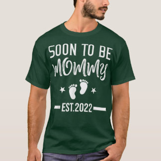 Snart för att bli meddelande om Mamma-Graviden T Shirt