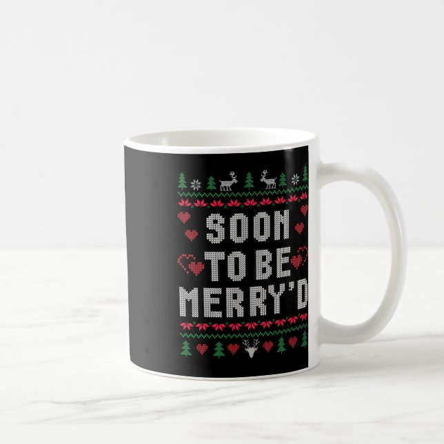 Snart för att bli Merry Engated Par Matching Ugly  Kaffemugg (Höger)
