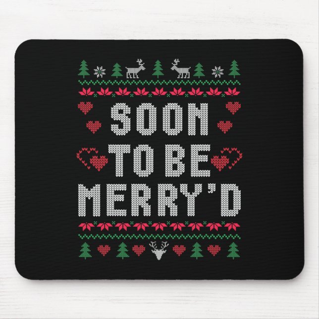Snart för att bli Merry Engated Par Matching Ugly  Musmatta (Framsidan)