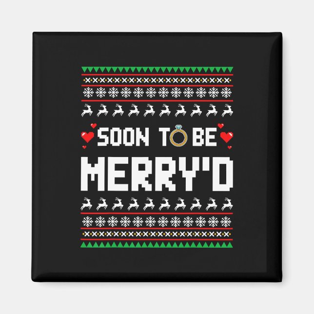 Snart för att bli Merry-jul-kompilerad. Magnet (Framsidan)