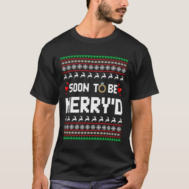 Snart för att bli Merry-jul-kompilerad. T Shirt (Framsida)