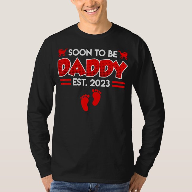 Snart för att bli pappa 2023. t shirt (Framsida)