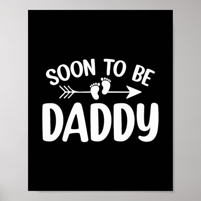 Snart för att bli pappa-Gravid-annonsmaten Poster (Framsidan)
