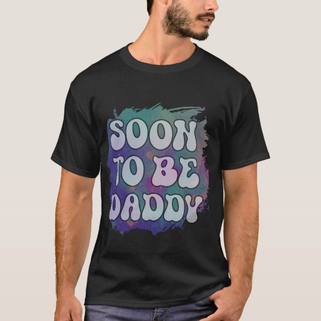 Snart för att bli pappa-Gravid T Shirt (Framsida)