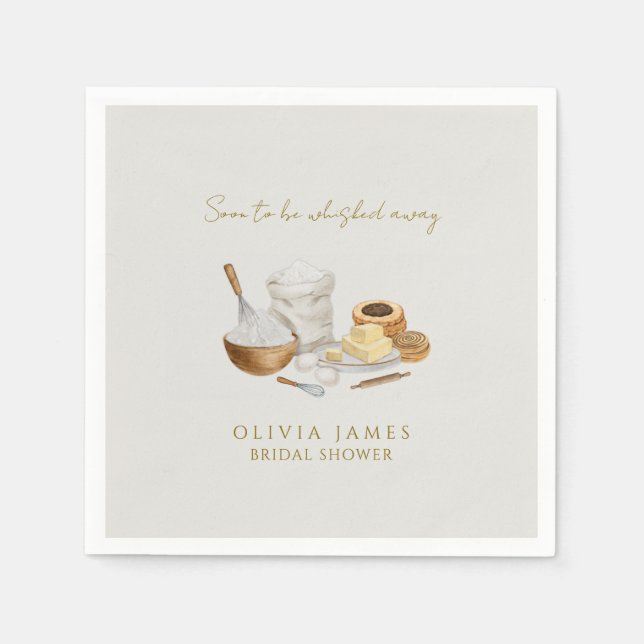 Snart för att piska bort möhippa pappersservett (Framsidan)