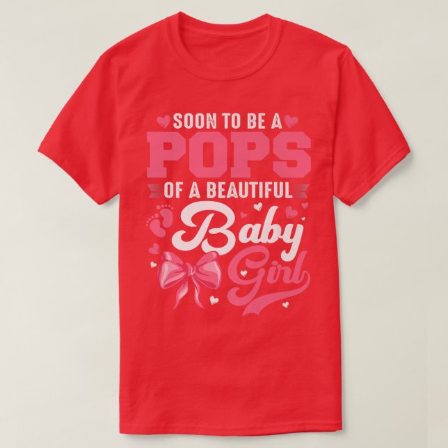 Snart för att vara en fin Gender i Flicka T Shirt (Design framsida)