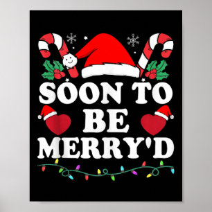 Snart för att vara Merry och matcha Par Kristus Poster