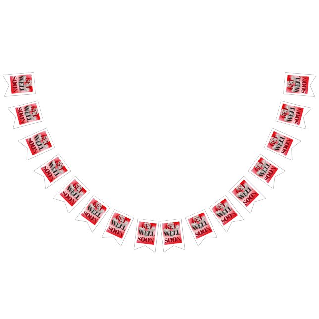 Snart Frisk Bunting Banner Vimplar (Alla)