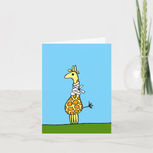 Snart Frisk Igen Giraff Kort