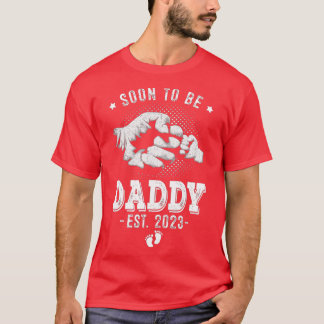 Snart kan du vara pappa Est 2023 Gravid annons T Shirt