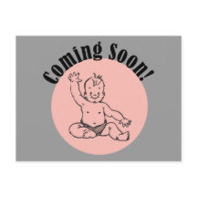 Snart kommer Baby i Rosa