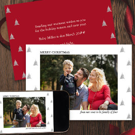 Snart kommer du att bli Graviden med fyra fotofoto Meddelande