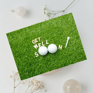 Snart kommer du bra med två golf bollar och T på g Kort