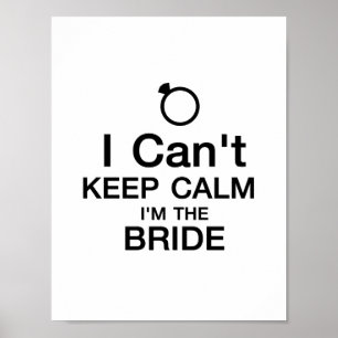 Snart kommer hon att bli fru Bachelor Party Bride Poster