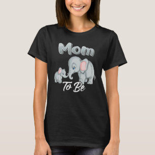 Snart kommer Mamma att vara elefanter för babyskor T Shirt