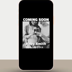 Snart kommer Social Media Genueal Neutral Gravid Meddelande