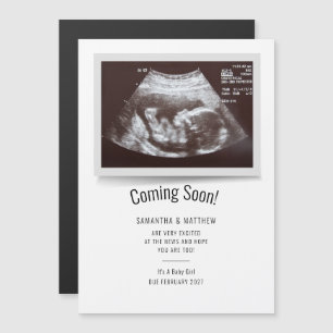 Snart kommer Ultraljudsfoto-Gravid