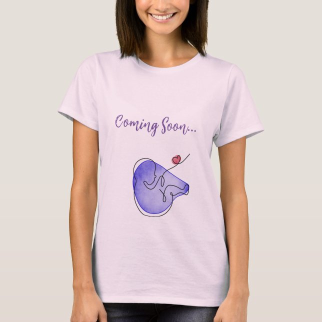 Snart - kungörelse i Baby T Shirt (Framsida)