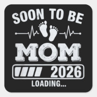 Snart mamma 2026 laddar graviditetsmeddelande