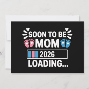 Snart mamma 2026 laddar graviditetsmeddelande meddelande