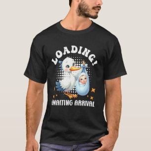 Snart mamma LADDAR I VÄNTAN PÅ ANKOMST Väntande T Shirt