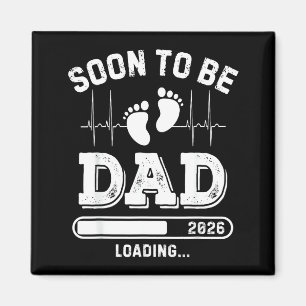 Snart Pappa 2026 Laddar Baby Tillkännagivande För Magnet