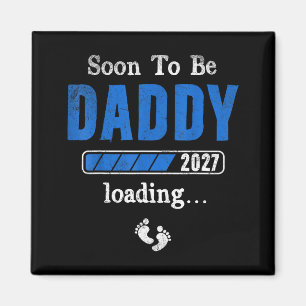 Snart pappa 2027 est 2027 fars dag första magnet