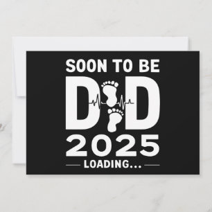 Snart Pappa Est 2025 Ny Pappa Att Vara Inbjudningar