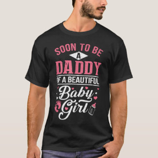 Snart Pappa Till En Vacker Babyflicka Ny T Shirt