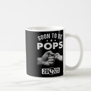 Snart ska det vara pops Est 2025 Fars dag första g Kaffemugg