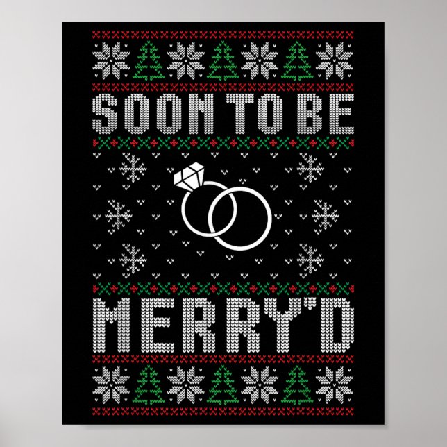 Snart ska du gifta dig med Merryd jul Bride Groom  Poster (Framsidan)