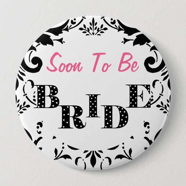 Snart ska vi vara Bride Bachelorette Party Knapp (Framsida)