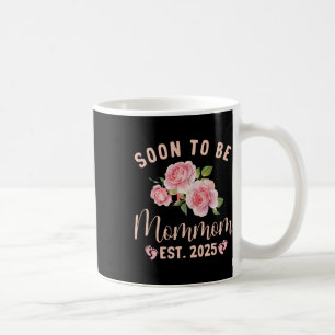 Snart som farmor Est 2025 Mommom Gravid Annou Kaffemugg