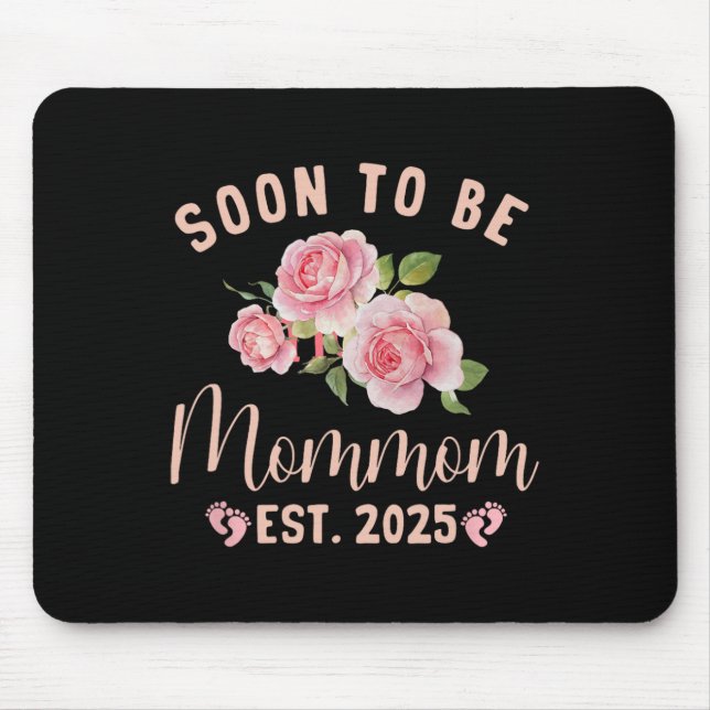 Snart som farmor Est 2025 Mommom Gravid Annou Musmatta (Framsidan)