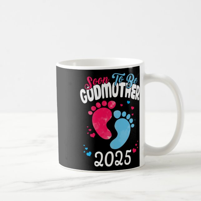 Snart som Godmor 2025-Gravidens tillkännagivande Kaffemugg (Höger)