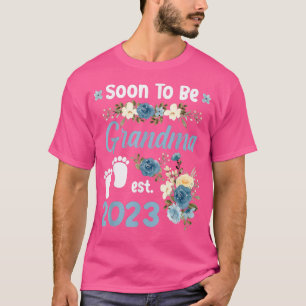 Snart som mormor 2023 Mors dag, första gången Mo T Shirt