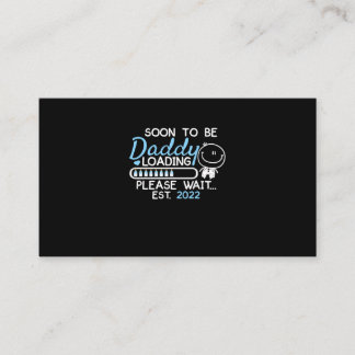 Snart som pappa 2022 Fars dag första gången Visitkort