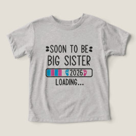 Snart Stor Systern 2026 Ny Babykläder T Shirt