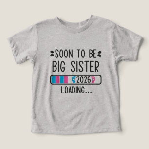 Snart Stor Systern 2026 Ny Babykläder T Shirt