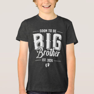 Snart Storbror 2026 Storbror Laddar  T Shirt