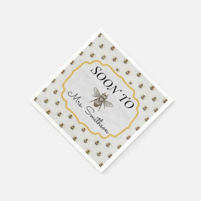 Snart till BEE-blöjor Pappersservett (Hörn)