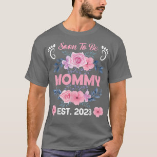 Snart till Mamma 2023 Mors dag första gången Mamma T Shirt