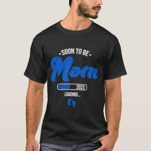 Snart till Mamma st 2024 Ny mamma-Gravid T Shirt